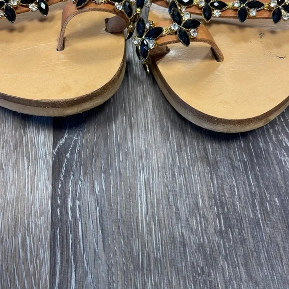 Elina Linardaki leather sandals - Picture 5 of 6